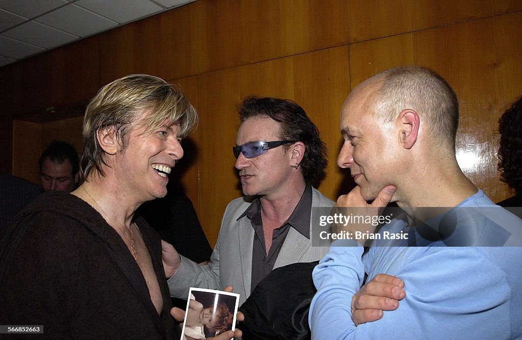 David Bowie Meltdown After Show Party At The Royal Festival Hall, London, Britain - 29 Jun 2002