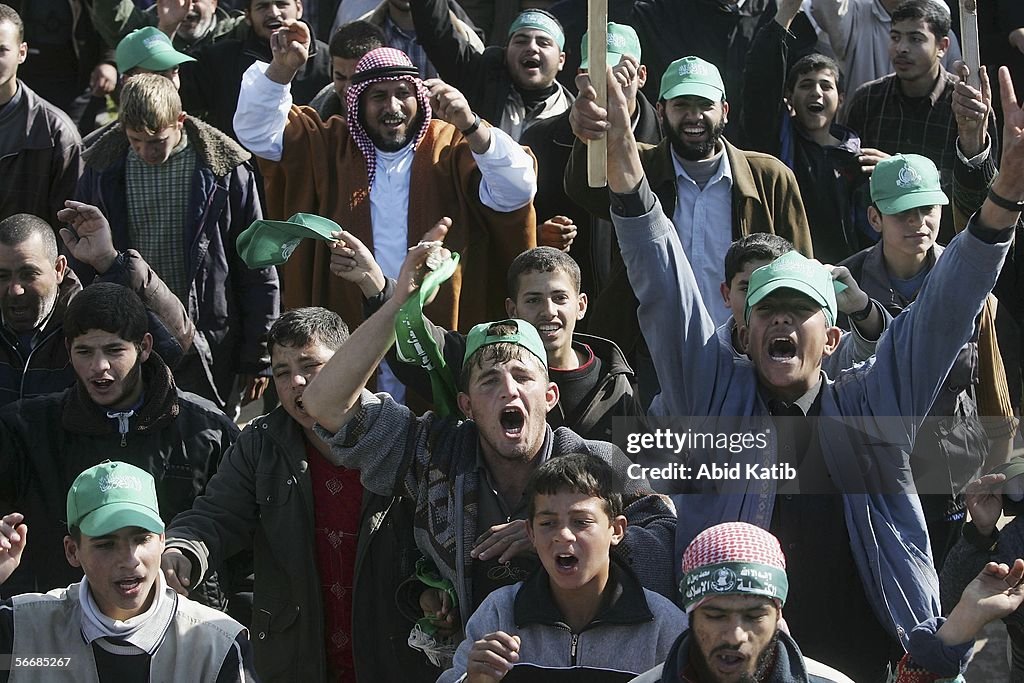 Hamas Celebrate Palestinian Election Victory