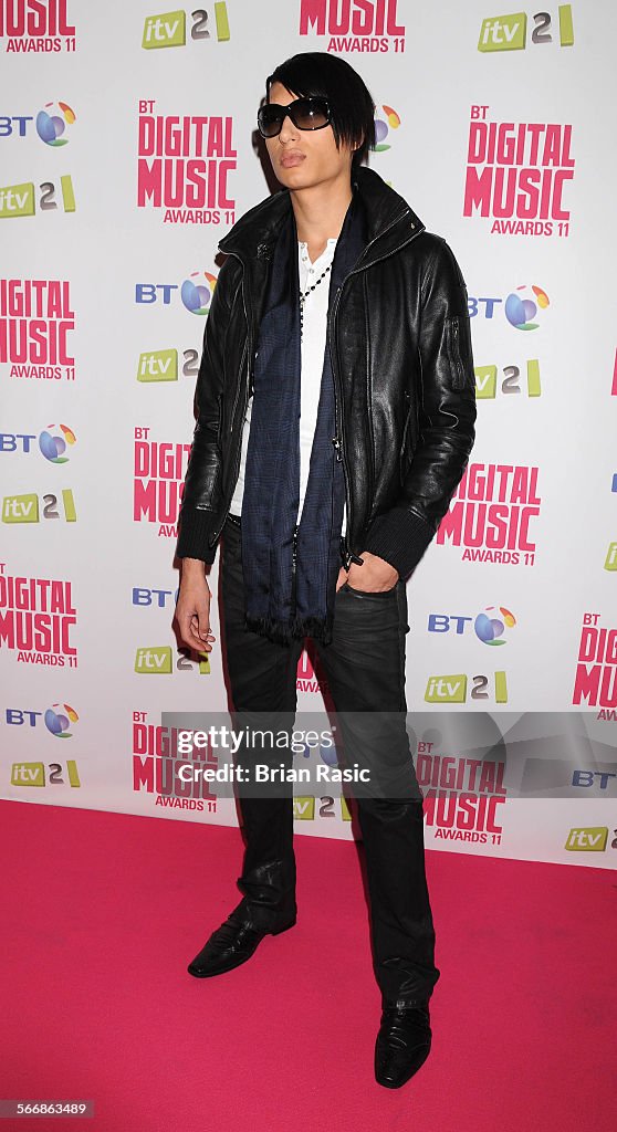 Bt Digital Music Awards At The Roundhouse, London, Britain - 29 Sep 2011