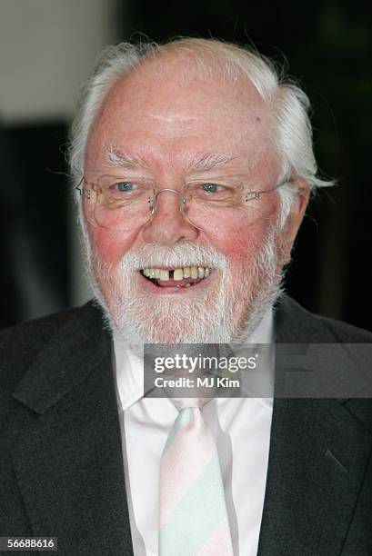 Sir Richard Attenborough arrives at the South Bank Show Awards at The Savoy Hotel on January 27, 2006 in London, England. The 10th annual awards...