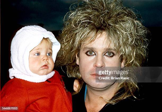 Ozzy Osbourne - 1980S, Ozzy Osbourne With Daughter Kelly