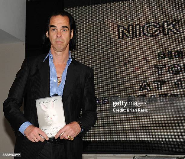 Nick Cave 'The Death Of Bunny Munro' Book Signing At Hmv, London, Britain - 28 Sep 2009, Nick Cave