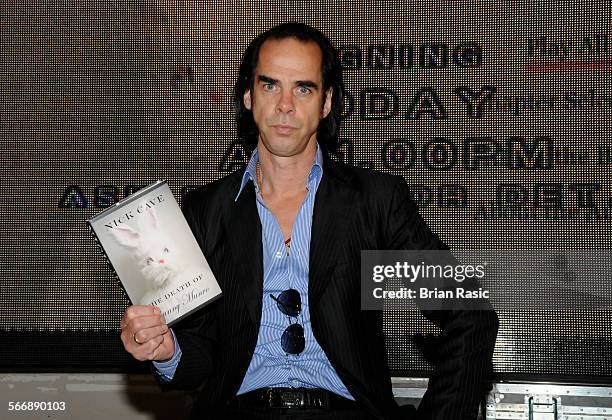 Nick Cave 'The Death Of Bunny Munro' Book Signing At Hmv, London, Britain - 28 Sep 2009, Nick Cave