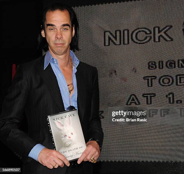 Nick Cave 'The Death Of Bunny Munro' Book Signing At Hmv, London, Britain - 28 Sep 2009, Nick Cave