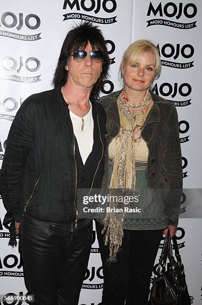 The Mojo Honours List Awards, The Brewery, London, Britain - 11 Jun 2009, Jeff Beck And Sandra Cash