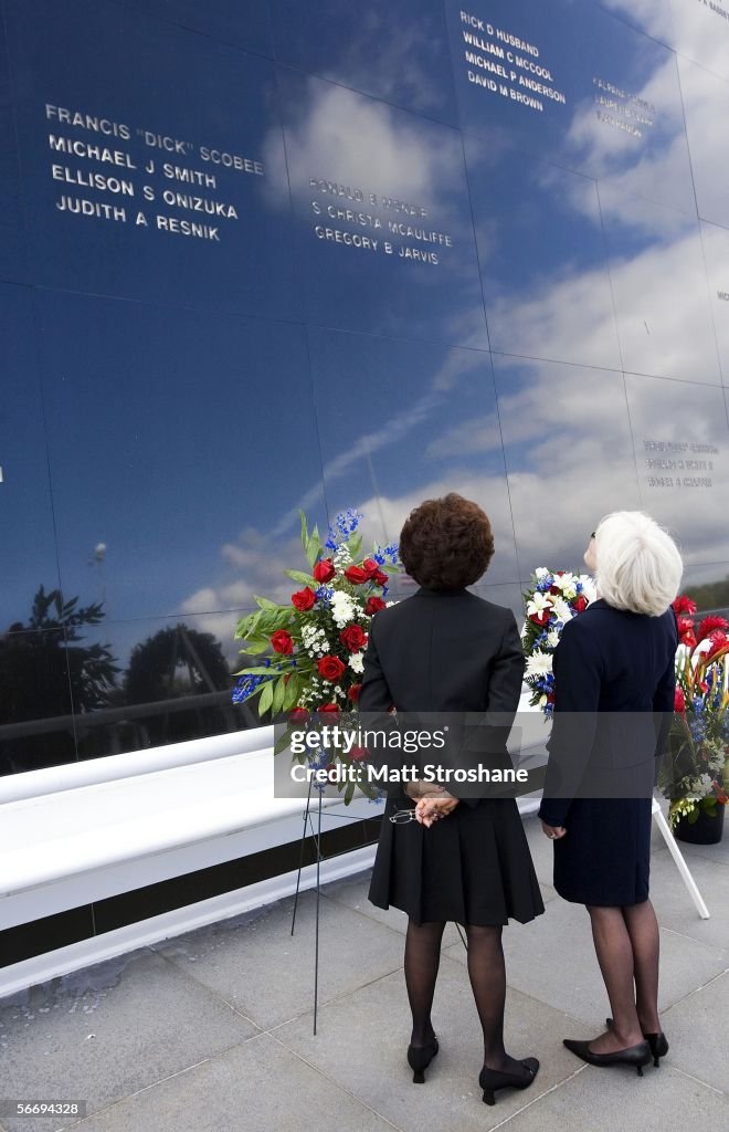 Ceremony Commemorates 20th Anniversary Of Challenger Accident