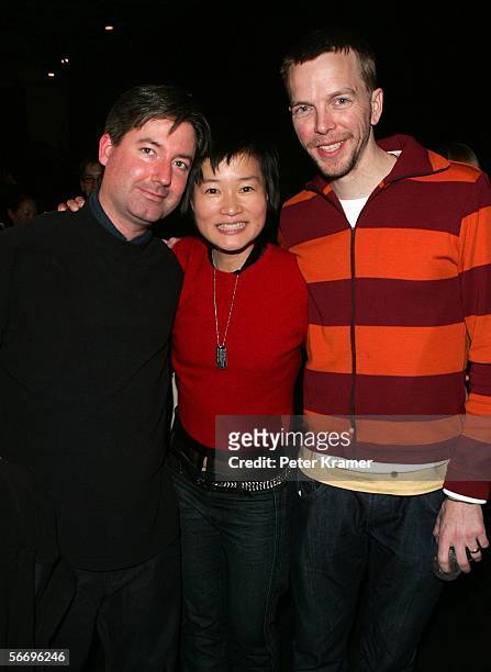 James Longley, So Young Kim, and Bradley Rust Gray at the 2006 Sundance Awards Night at the Sundance Film Festical held at Eccles Theater on January...