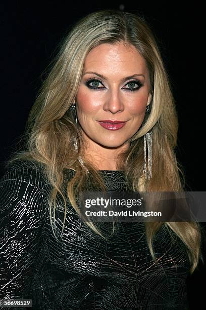 Actress Emily Procter attends the opening of the new musical "Rock of Ages" at the Vanguard Theatre on January 28, 2006 in Hollywood, California.