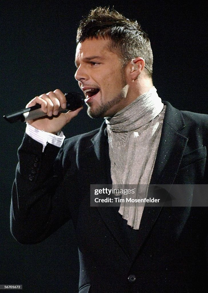 Singer Ricky Martin Bio Ricky Martin and his band perform in support of Ricky's
