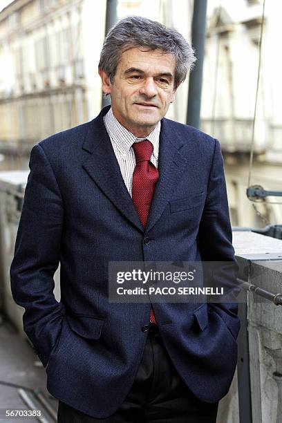 Italian Sergio Chiamparino, Mayor of the city of Turin, poses, 23 January 2005 in Turin. AFP PHOTO / PACO SERINELLI