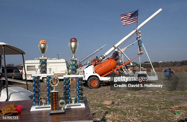 The World Championship Punkin' Chunkin' contest is held November 2, 2003 outside of Millsboro, Delaware. The event has 10 categories, with the...