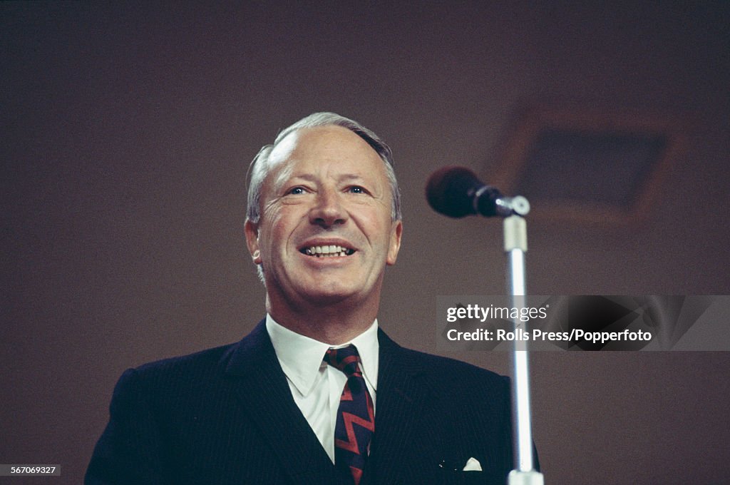 Edward Heath At Tory Party Conference