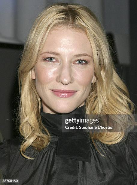 Actress Cate Blanchett attends the relaunch for the 10 Years of Vive Magazine at the Intercontinental Hotel on January 31, 2006 in Sydney, Australia.