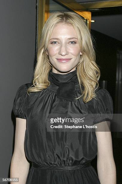 Actress Cate Blanchett attends the relaunch for the 10 Years of Vive Magazine at the Intercontinental Hotel on January 31, 2006 in Sydney, Australia.