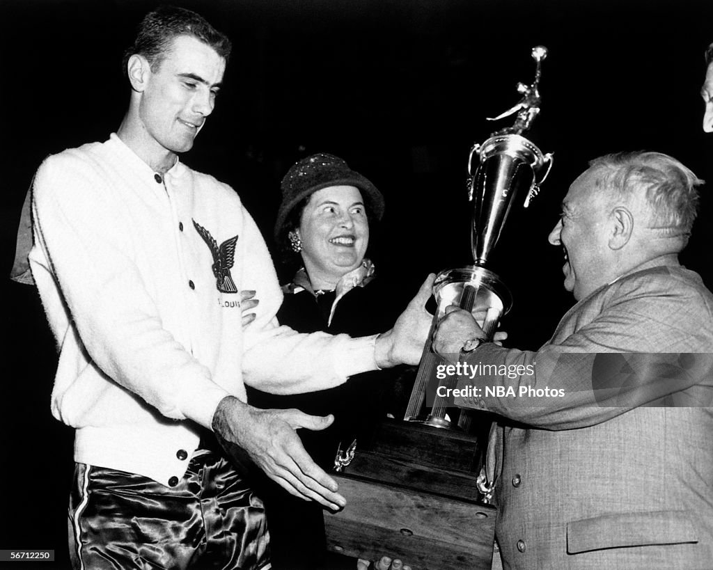 Bob Pettit 1956 NBA All-Star Game MVP Portrait