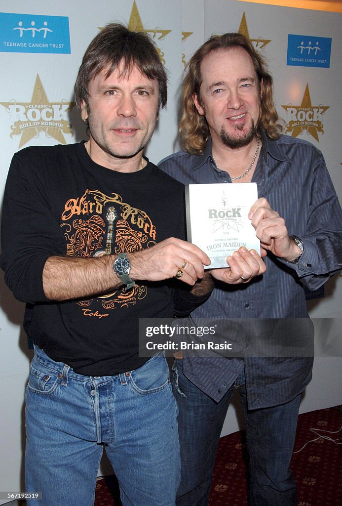 Classic Rock Awards, Langham Hotel, London, Britain - 07 Nov 2006