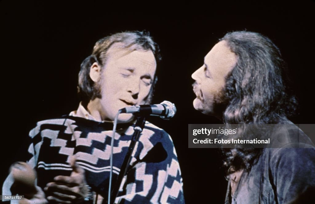 Crosby, Stills, & Nash On Stage At Woodstock