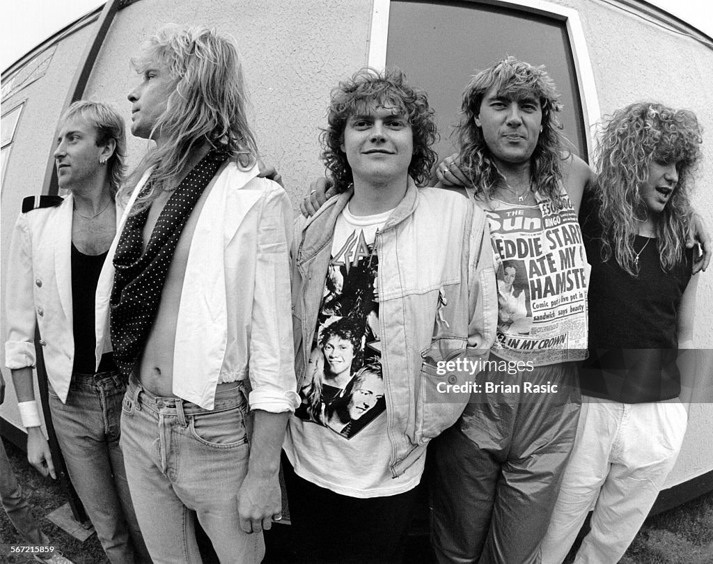 Def Leppard - Phil Collen, Steve Clark, Rick Allen, Joe Elliot And Rick Savage