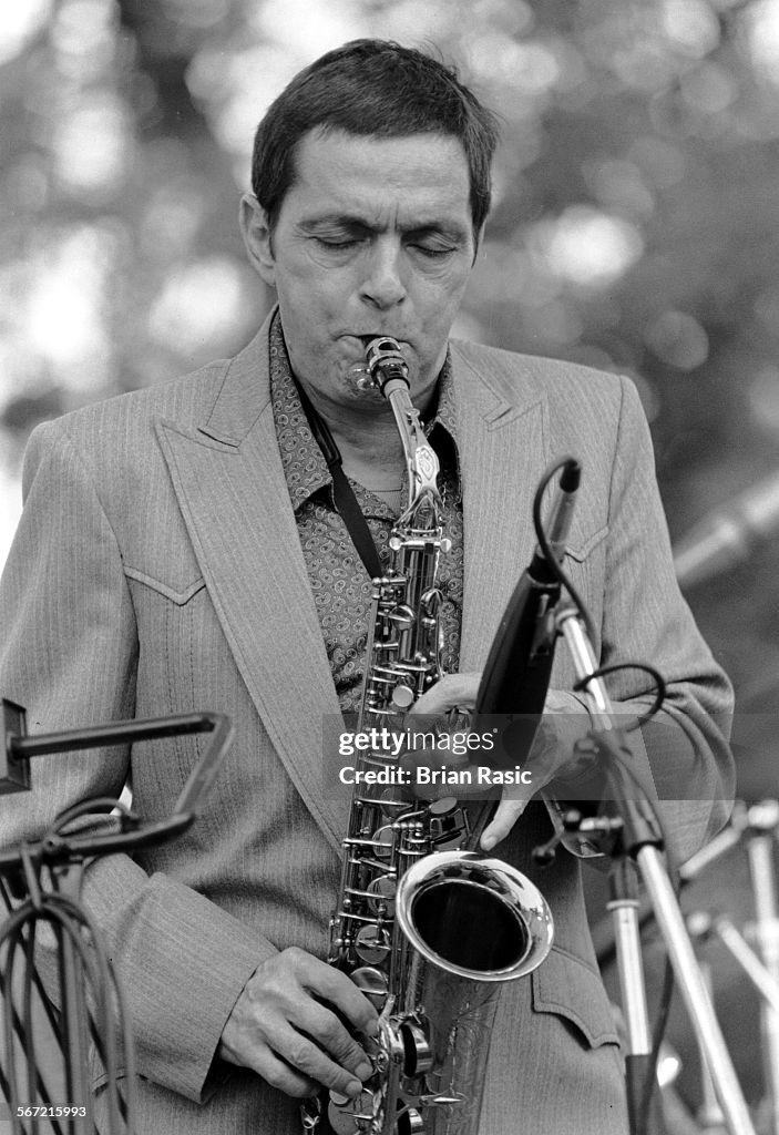 Art Pepper, Capital Jazz Festival, Knebworth - 1981