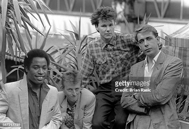 Big Country - Tony Butler, Bruce Watson, Stuart Adamson And Mark Brzezicki, Chelsea Hotel, London - 1983, Big Country - Tony Butler, Bruce Watson,...