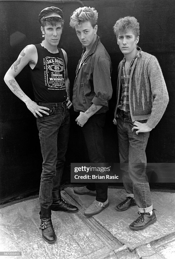 Lee Rocker The Stray Cats - Slim Jim Phantom, Brian Setzer And Lee Rocker ...