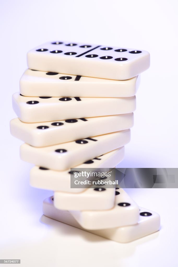 Close-up of dominoes