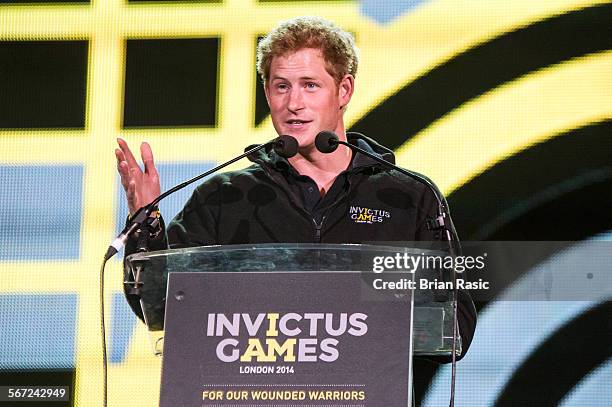 Invictus Games Closing Concert, Queen Elizabeth Olympic Park, London, Britain - 14 Sep 2014, Prince Harry