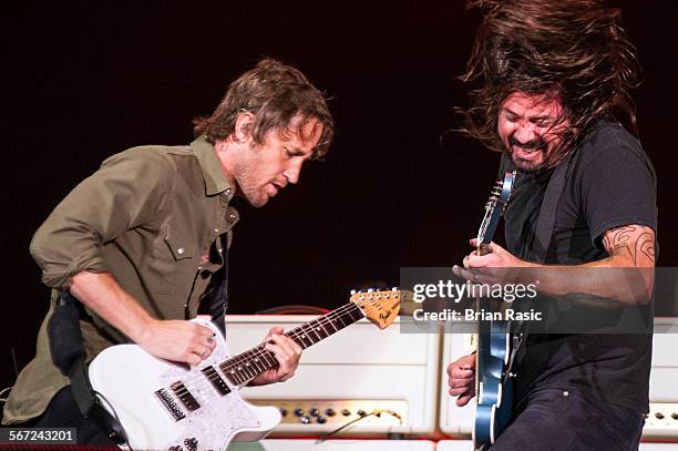 Invictus Games Closing Concert, Queen Elizabeth Olympic Park, London, Britain - 14 Sep 2014, Dave Grohl - Foo Fighters