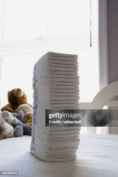 Clean Diaper Stack Diaper Stack Photos and Premium High Res Pictures - Getty Images