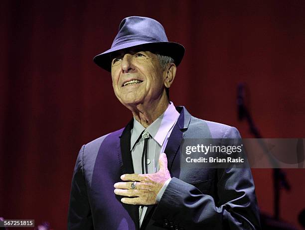 Leonard Cohen In Concert At The O2 Arena, London, Britain - 15 Sep 2013, Leonard Cohen