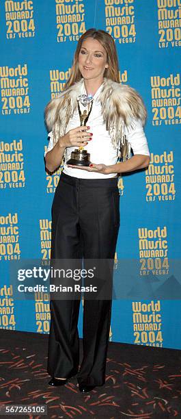 World Music Awards, Las Vegas, America - 15 Sep 2004, Celine Dion