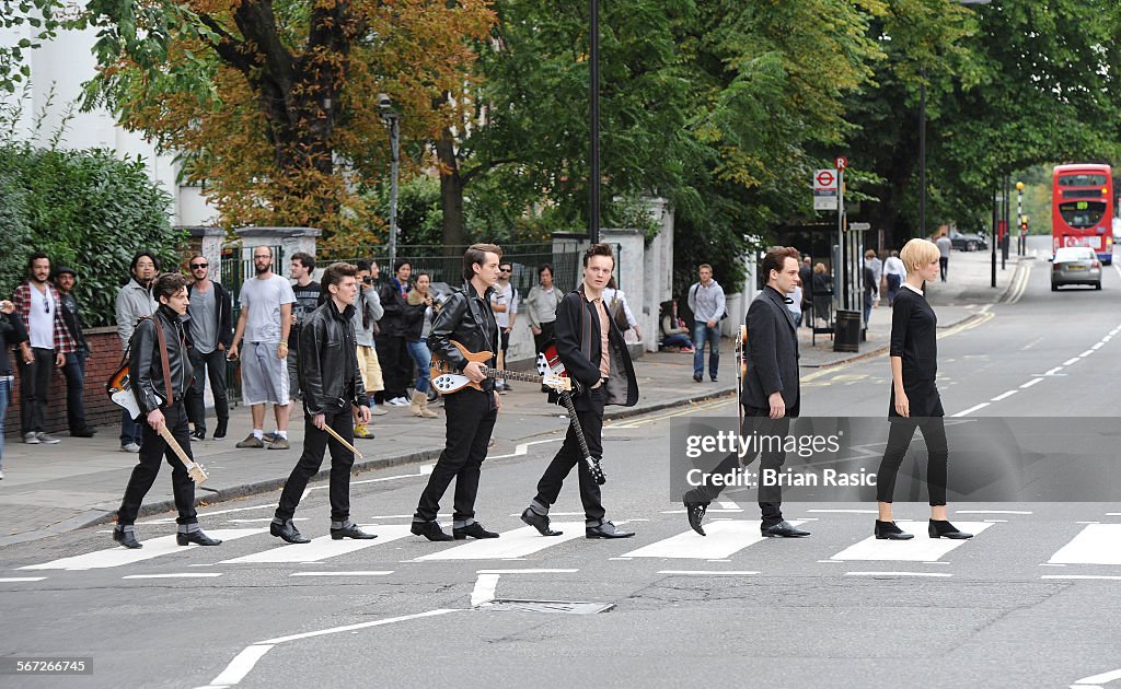 Cast Of New West End Theatre Show 'Backbeat', Abbey Road, London, Britain - 01 Sep 2011