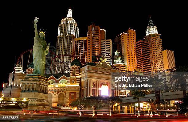 Exterior photo of the New York-New York Hotel & Casino February 1, 2006 in Las Vegas, Nevada.