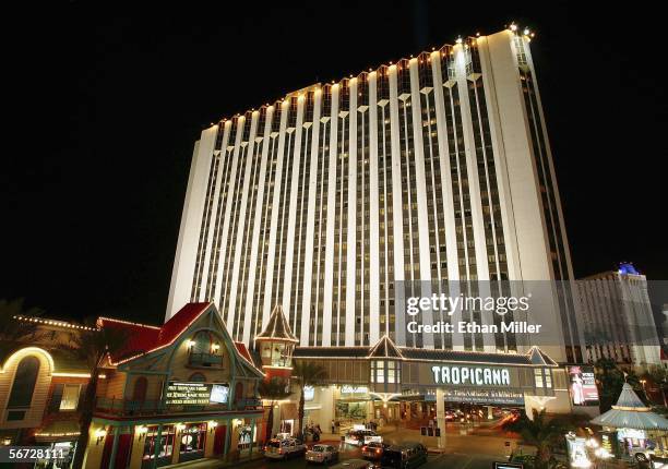 Exterior photo of the Tropicana Resort and Casino February 1, 2006 in Las Vegas, Nevada.