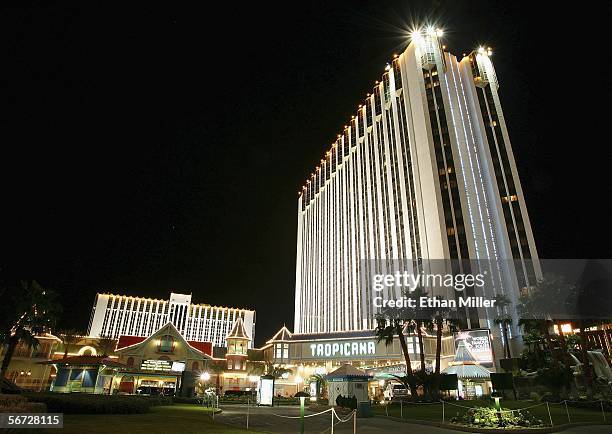 Exterior photo of the Tropicana Resort and Casino February 1, 2006 in Las Vegas, Nevada.