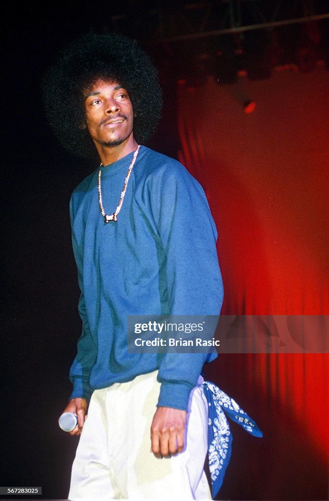 Dr Dre And Snoop Doggy Dogg Performing At The Brixton Academy, London, Britain - 1994