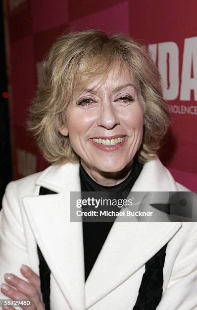 Actress Judith Light arrives at the opening night of Eve Ensler's "The Good Body" at the Wadsworth Theatre on February 1, 2006 in Los Angeles,...