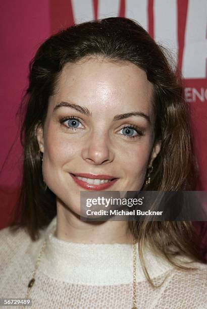 Actress Kimberly Williams-Paisley arrives at the opening night of Eve Ensler's "The Good Body" at the Wadsworth Theatre on February 1, 2006 in Los...