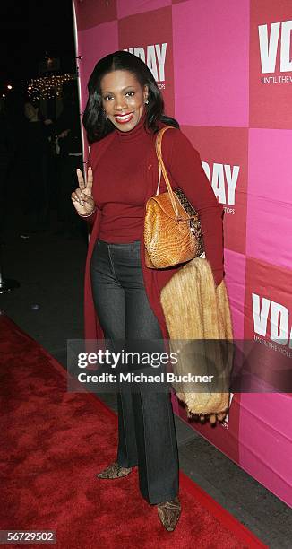 Actress Sheryl Lee Ralph arrives at the opening night of Eve Ensler's "The Good Body" at the Wadsworth Theatre on February 1, 2006 in Los Angeles,...