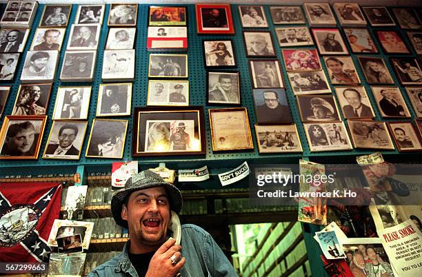 Mondo Video a GoGo in the Los Feliz area has bizarre and offbeat movies and posters. Store owner Robert Schaffner runs the place.