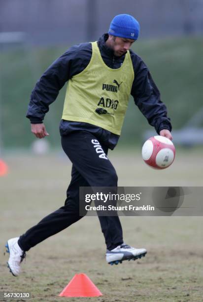 Sergej Barbarez during the training session of Hamburger SV on February 2, 2006 in Hamburg, Germany.