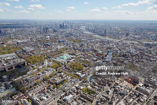 aerial view south of british museum - bloomsbury london stock pictures, royalty-free photos & images