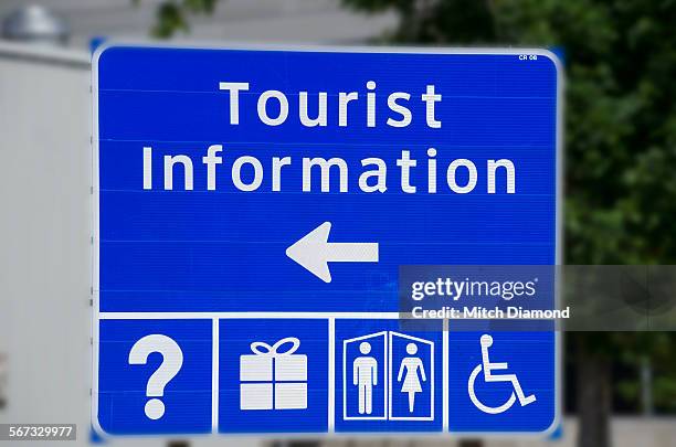 tourist information sign - handicapped placard stock pictures, royalty-free photos & images