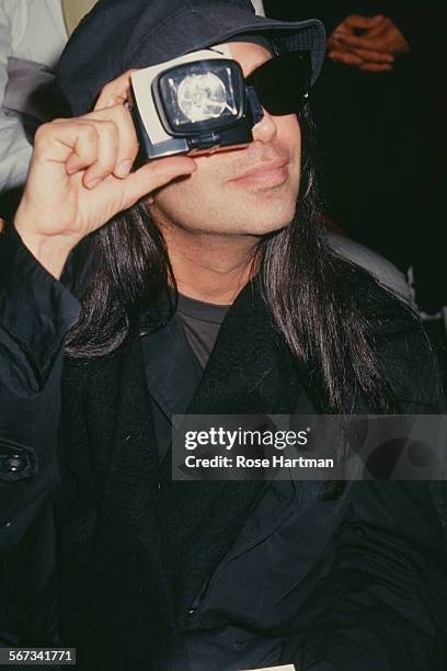 American fashion photographer Steven Meisel, circa 1998.