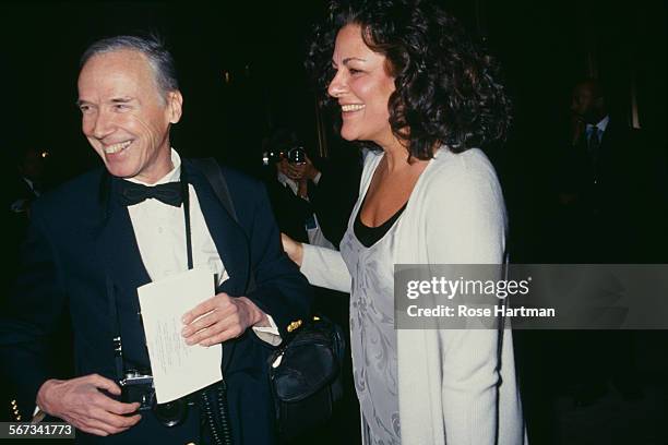 American fashion photographer, Bill Cunningham and Executive Director of the Council of Fashion Designers of America , Fern Mallis, at the CFDA...