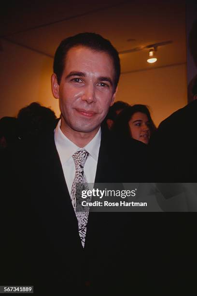 American artist Jeff Koons, circa 1995.