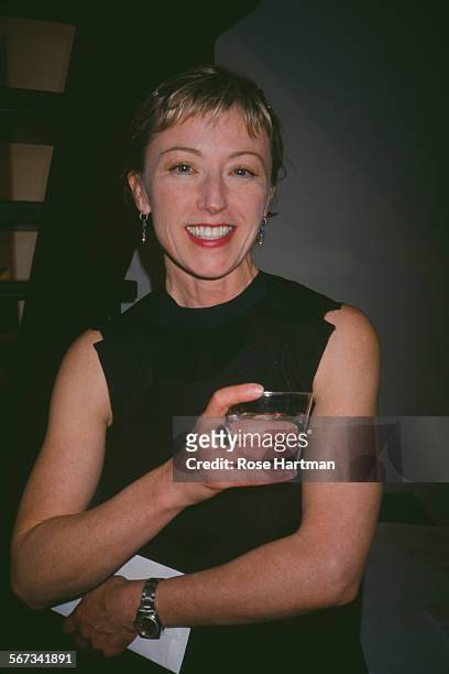 American photographer and film director Cindy Sherman, circa 1995.