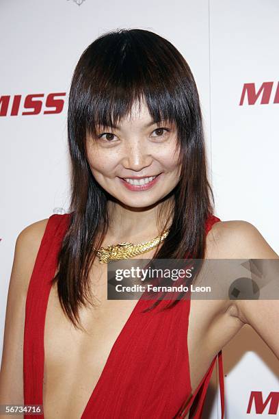 Model Irina Pantaeva attends the Miss Sixty after party held at Capitale on February 2, 2006 in New York City.