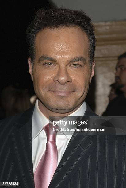 Actor Eric Schiffer attends the SBIFF Opening Night Film and Gala "Ask The Dust" at the Arlington theater on February 2, 2006 in Santa Barbara,...