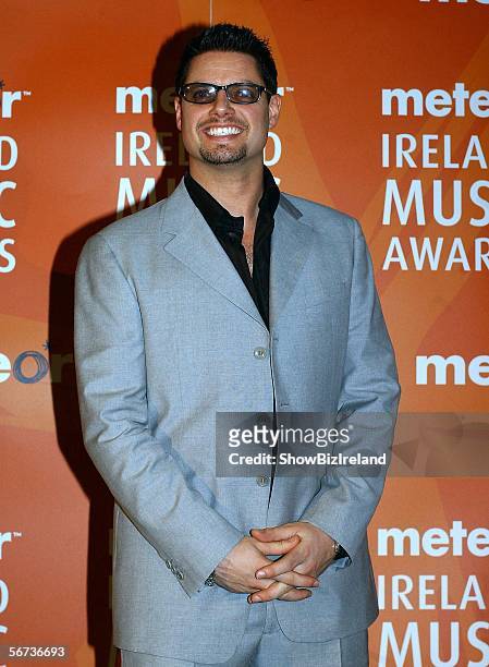 Actor/singer Keith Duffy attends The Meteor Ireland Music Awards 2006, the annual radio station awards recognising the best-selling artists of the...